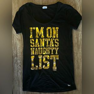 Victoria’s Secret Pink Christmas Holiday T-shirt